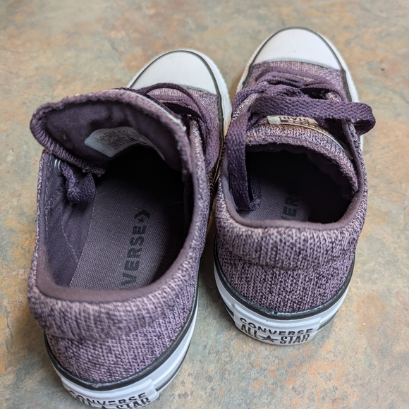 Converse Kids All Star Purple Sneakers - Picture 3 of 4